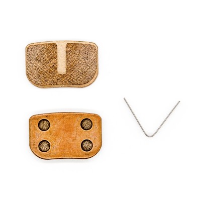 Pastilla de freno M08 sinterizada rectangular (2pcs) para patinete eléctrico